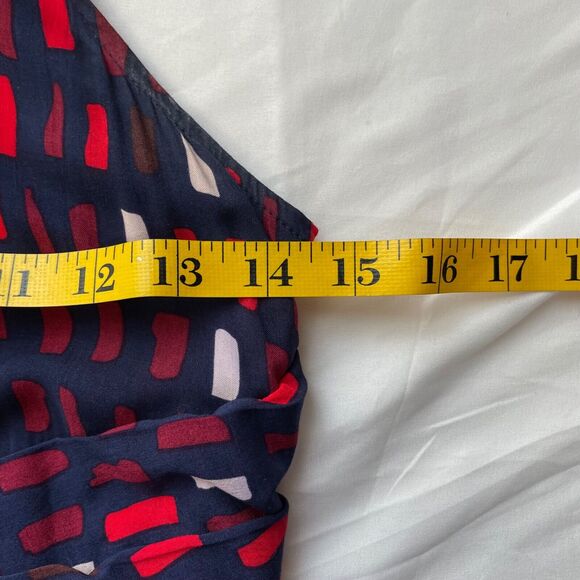 11-1-Tylho Anthropologie Blue Dash Sleeveless Maxi Dress Size XS Women’s - Picture 12 of 12